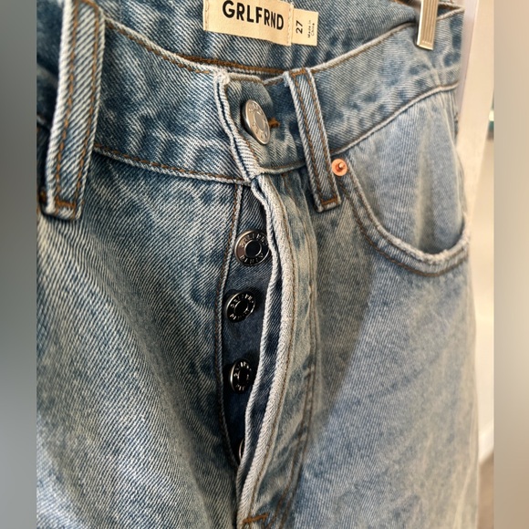 GRLFRND Light Blue Jean Shorts - Picture 2 of 3